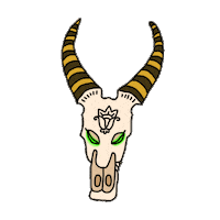 Skull Glow Sticker by TLBB