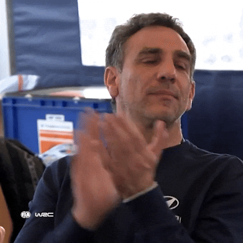 Friday Applause GIF by FIA World Rally Championship