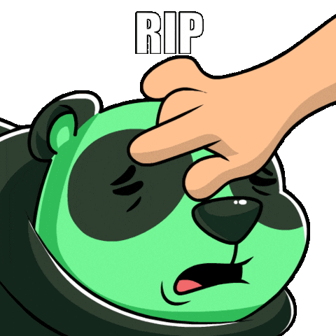 Game Over Rip Sticker by SuperVerse