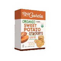 Sweet Potato Crackers Sticker by RWGarciaSnacks