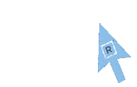 Arrow Click Sticker by resinrockllc