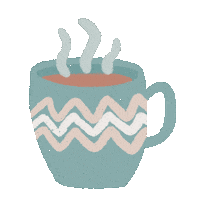 CicloBeta coffee morning cafe boho Sticker