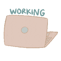 CicloBeta work working laptop workshop Sticker