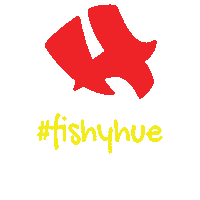 fishyhue sumit logo designer fishyhue Sticker