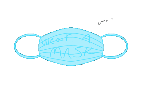 Wear A Mask Be Safe Sticker