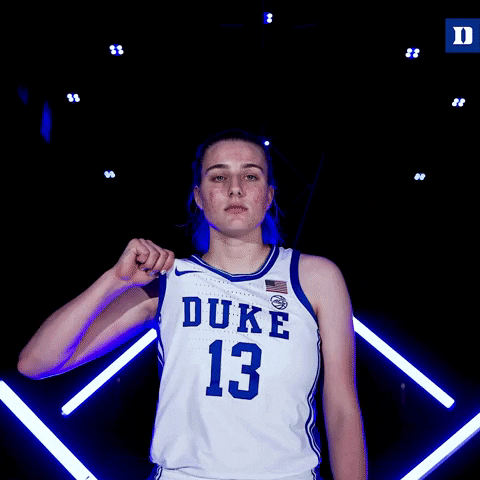 Blue Devils Sport GIF by Duke Women's Basketball