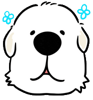 Gp Pyrenees Sticker by ERICA824