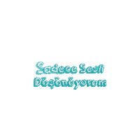 Sadece Sesli Dusunuyorum Sticker by ndesignmobilya