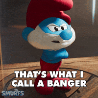Rihanna Banger GIF by Smurfs Movie