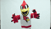 Mascot Reggie GIF by Illinois State University