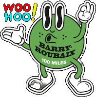 Character Cycling Sticker by Barry Roubaix