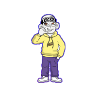Good Vibes Thumbs Up Sticker by Zhot