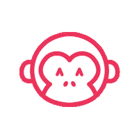 Sad Monkey Sticker by Ren Kai