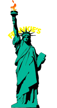 american food frankies wings Sticker by Frankie's New York Buffalo Wings