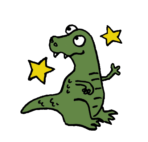 T-Rex Hello Sticker