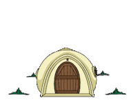 cabin dome Sticker by CAM Jewelry