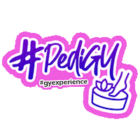 GYexperience pedicure gy gyexperience pedigy Sticker