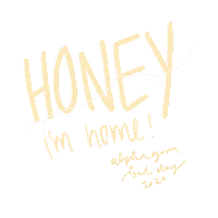 rachelemeltzer home honey alpha gam Sticker
