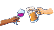 rebelschoolofwine beer wine tylerballiet rebelschoolofwine Sticker