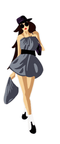 Girl Fashion Sticker by IbizaLiveRadio103.7FM