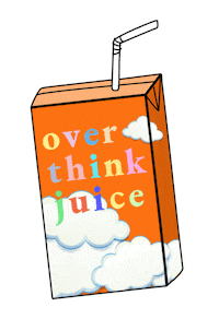 Overthink Sticker by onlymuchlouderindia