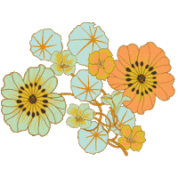 Vintage Flower Sticker by Nine Lives bazaar