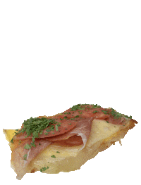 cheese croissant Sticker by Major Food Group