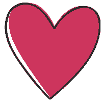 Heart Sticker by Dixie Technical College