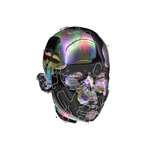 3D Face Sticker by Vince Mckelvie