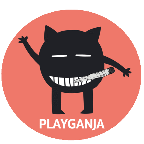 hello playganja Sticker
