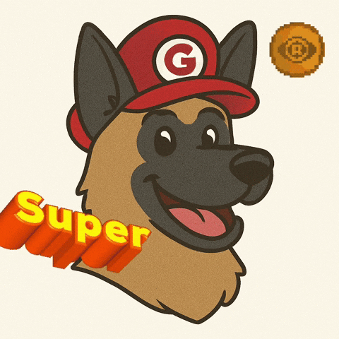 K9GRAPHICS super k9 super dog GIF
