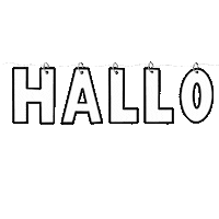 Wiggle Hello Sticker