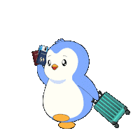 Summer Travelling Sticker by Pudgy Penguins