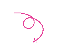 Pink Arrow Sticker by Kraamzus