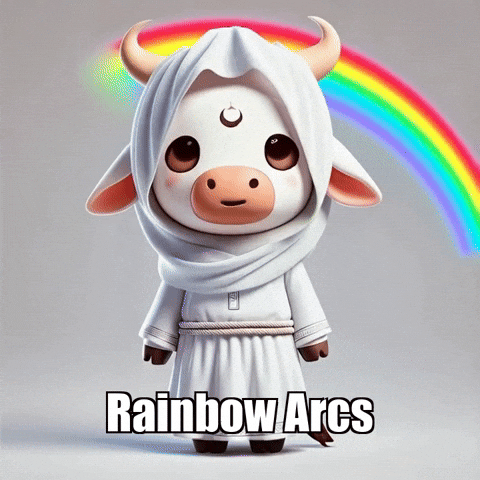 Rainbow Rain GIF by Sagemoohammad