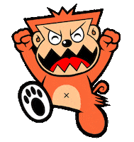 Happy Monkey Sticker