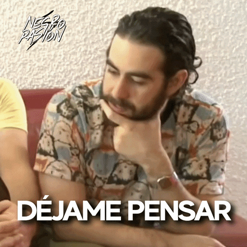 Tag Pensar GIF by Negro Pasión Shop