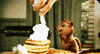 whipped cream breakfast GIF
