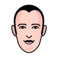 Wink Kiss Sticker by Karim Rashid