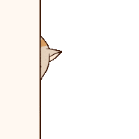 Peek A Boo Cat Sticker by Henry Fernando Naven