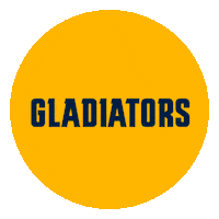 Nfl Gold Sticker by Gladiators Football