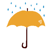 Fall Rain Sticker by GoTrendier