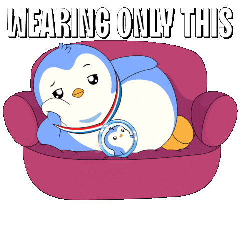 Bored Chill Sticker by Pudgy Penguins