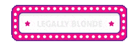 Legally Blonde Sticker by Musicalweb