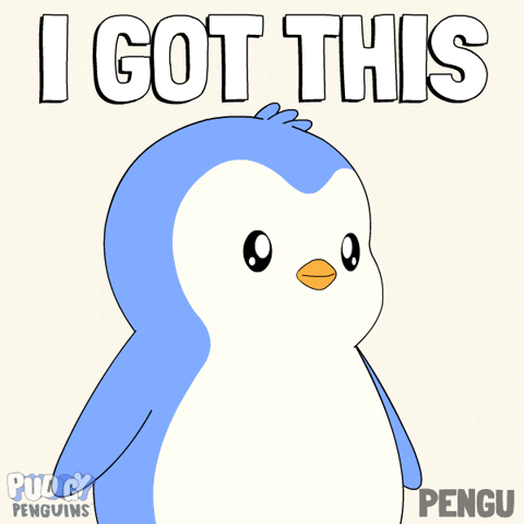 You Can Do It Good Luck GIF by Pudgy Penguins