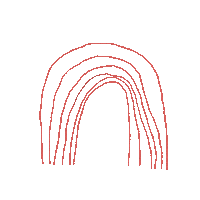 Rainbow Color Sticker