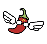 Moon Chili Sticker