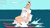 Screaming Water Sports GIF by Adult Swim