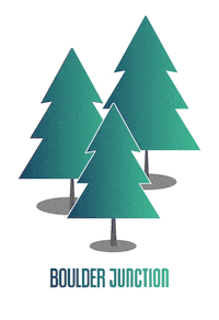 Christmas Tree Sticker by Boulder Junction