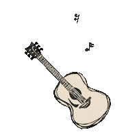 leo33music bird guitar craft ashland Sticker